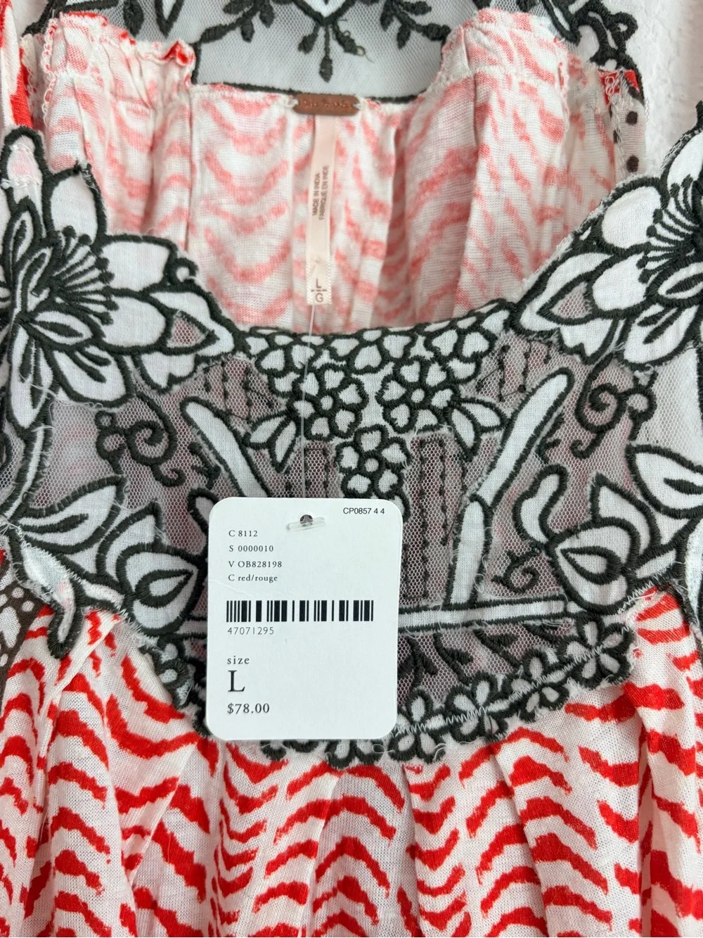 Free People lightweight coral